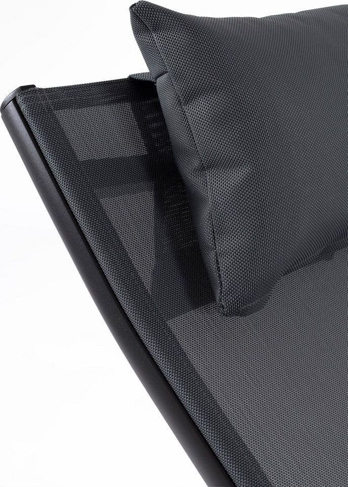 Lettino chaise longue "Krion" con poggiatesta, struttura in alluminio verniciato per esterno in Lettini Decor Space - Altamura, commercioVirtuoso.it