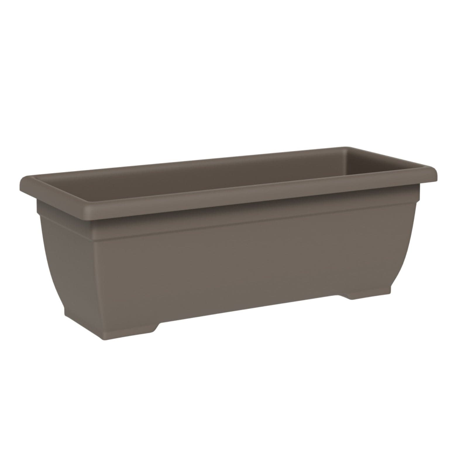 Vaso rettangolare ''Tora" in plastica 100% riciclata per fiori e piante da giardino in Vasi tradizionali Decor Space - Altamura, commercioVirtuoso.it