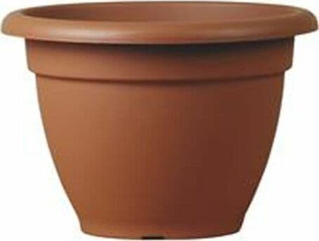 Vaso tondo ''Campana Basic'' in plastica 100% riciclata per fiori e piante da giardino Giardino e giardinaggio/Attrezzi da giardino e attrezzature per l'irrigazione/Vasi e accessori per piante/Vasi tradizionali Decor Space - Altamura, Commerciovirtuoso.it