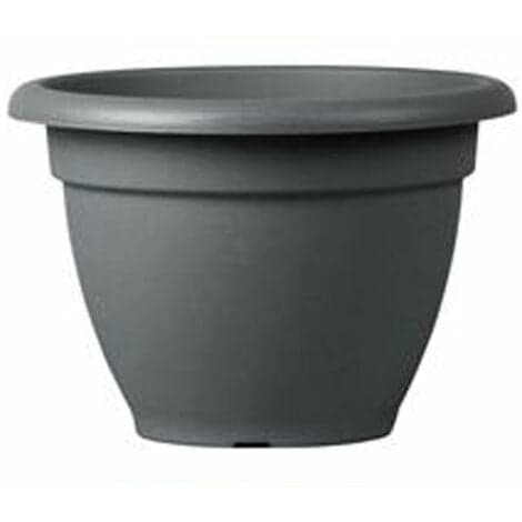Vaso tondo ''Campana Basic'' in plastica 100% riciclata per fiori e piante da giardino in Vasi tradizionali Decor Space - Altamura, commercioVirtuoso.it