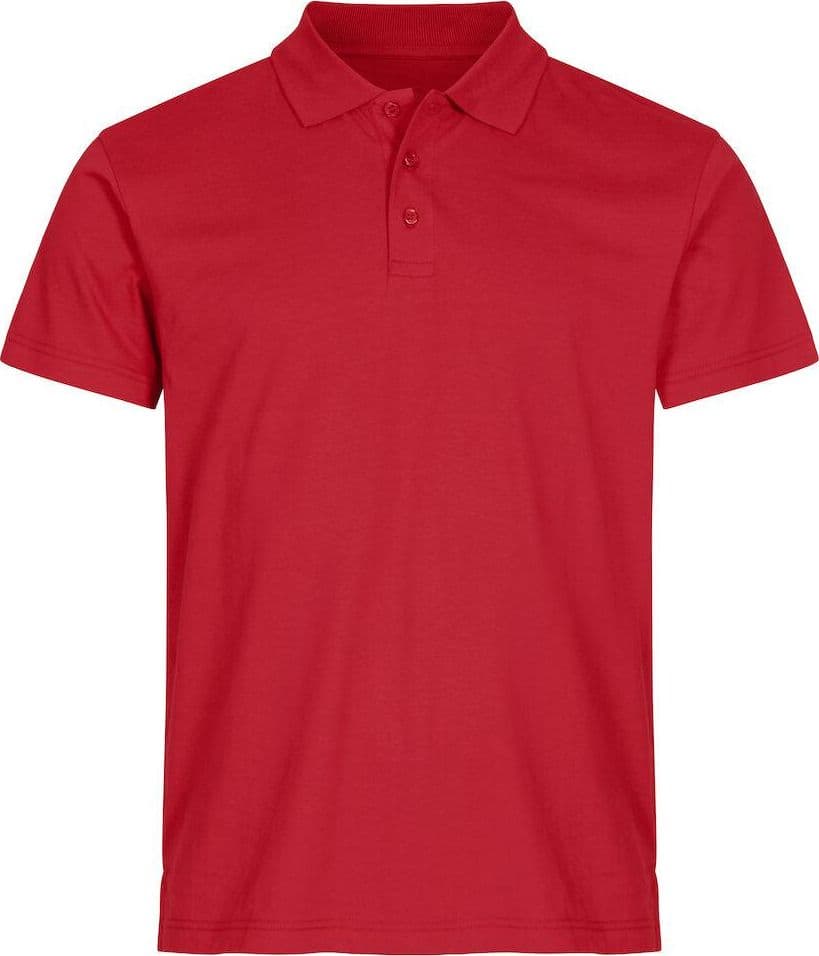 Polo Single Jersey Rosso Polo Cotone Manica Corta - 2
