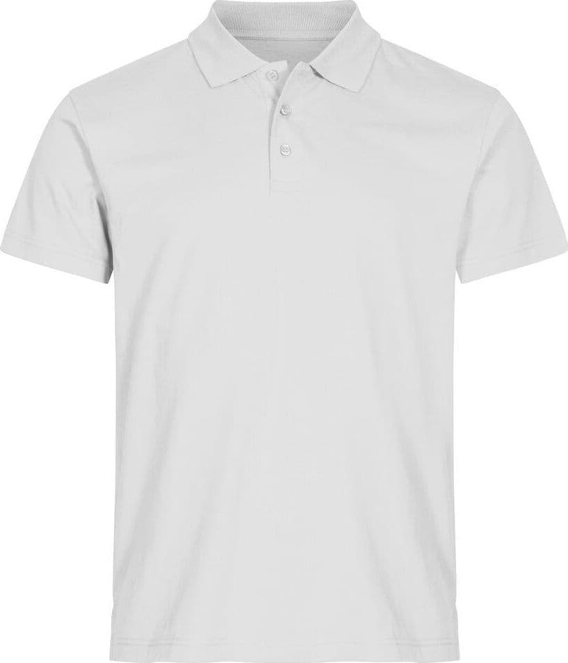 Polo Single Jersey Bianco Polo Cotone Manica Corta - 2