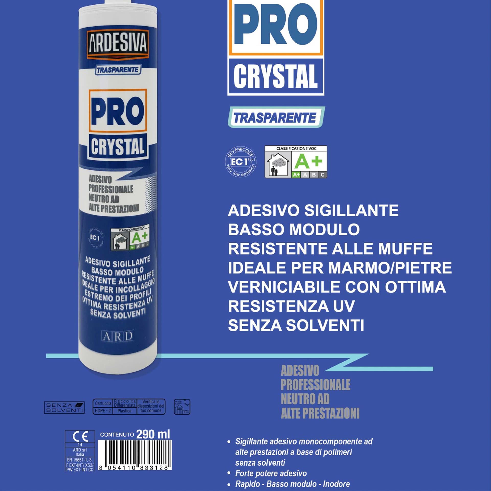 5 boccette di Colla 290ml ARDESIVA superpotente per BATTISCOPA e BOISERIE in Legno, MDF, Polimeri - Eternal Parquet