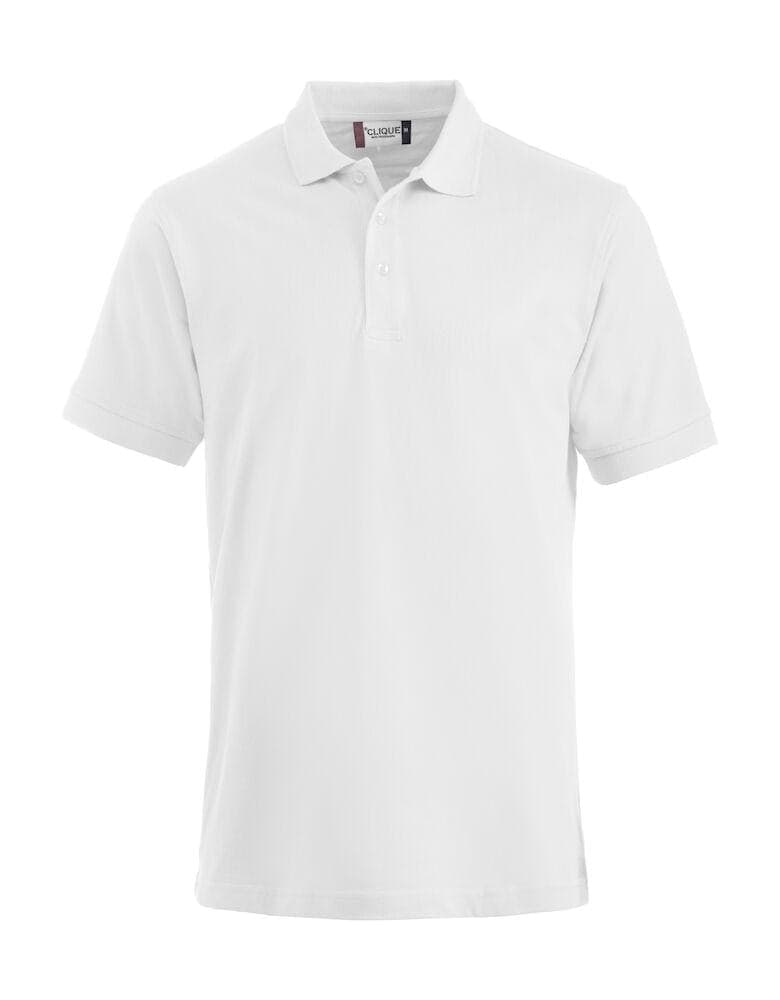 Polo Lincoln Oversize Bianco Polo Uomo Taglio Americano - 2