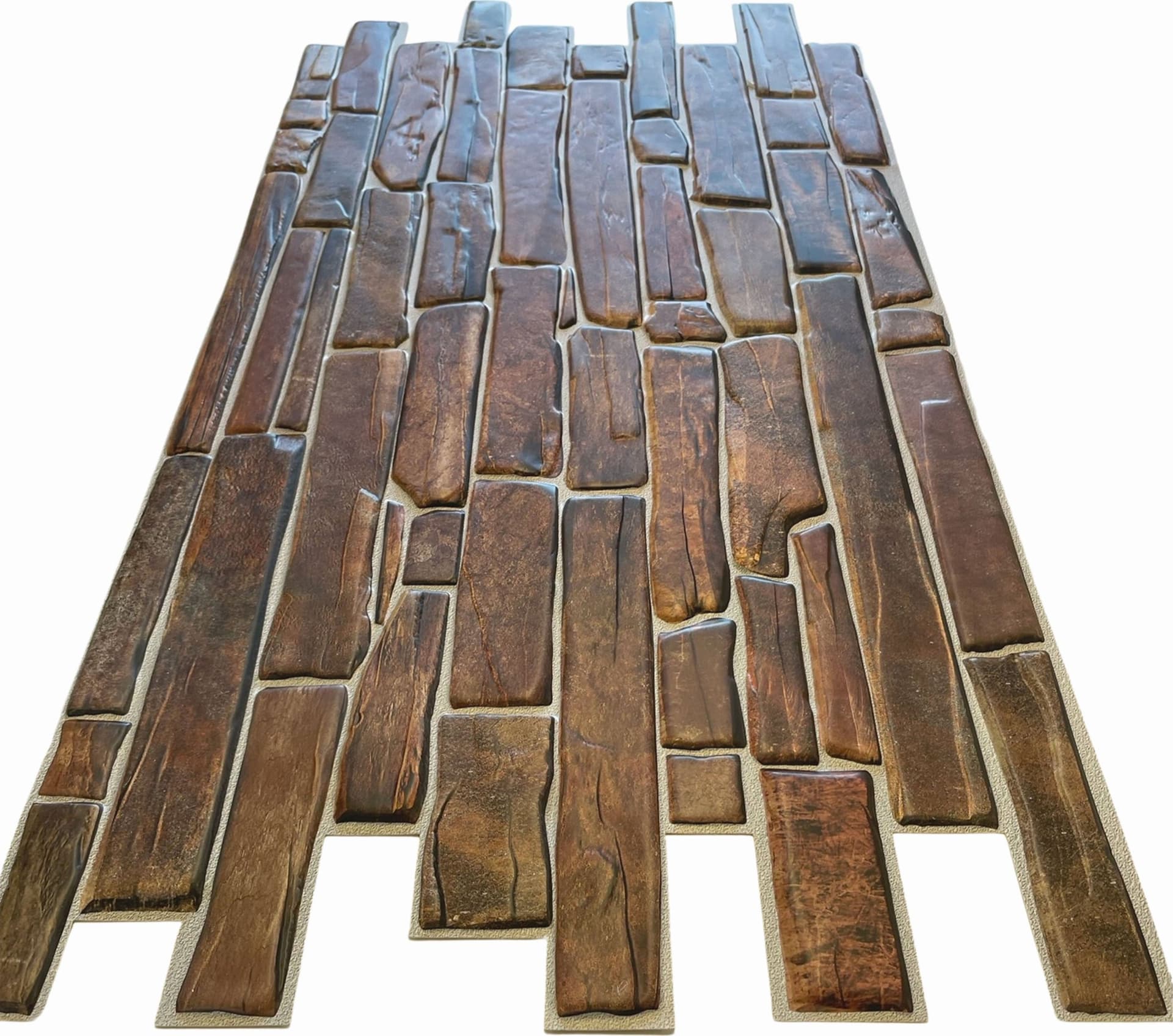 MAXI Pannelli 3D HI-RES Rivestimento a parete in PVC - PIETRA ANTICA- Realistici e isolanti. - Eternal Parquet