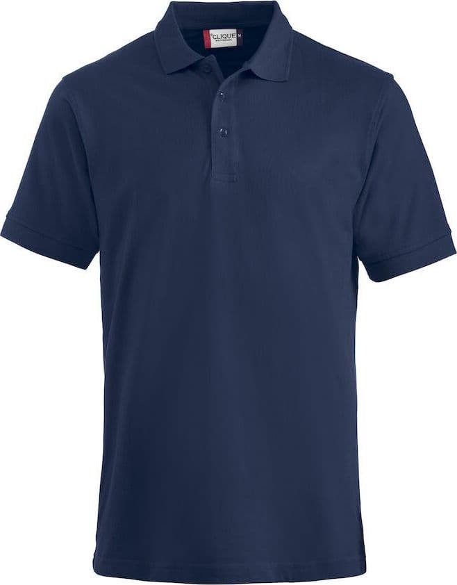 Polo Lincoln Oversize Blu Polo Uomo Taglio Americano - 2