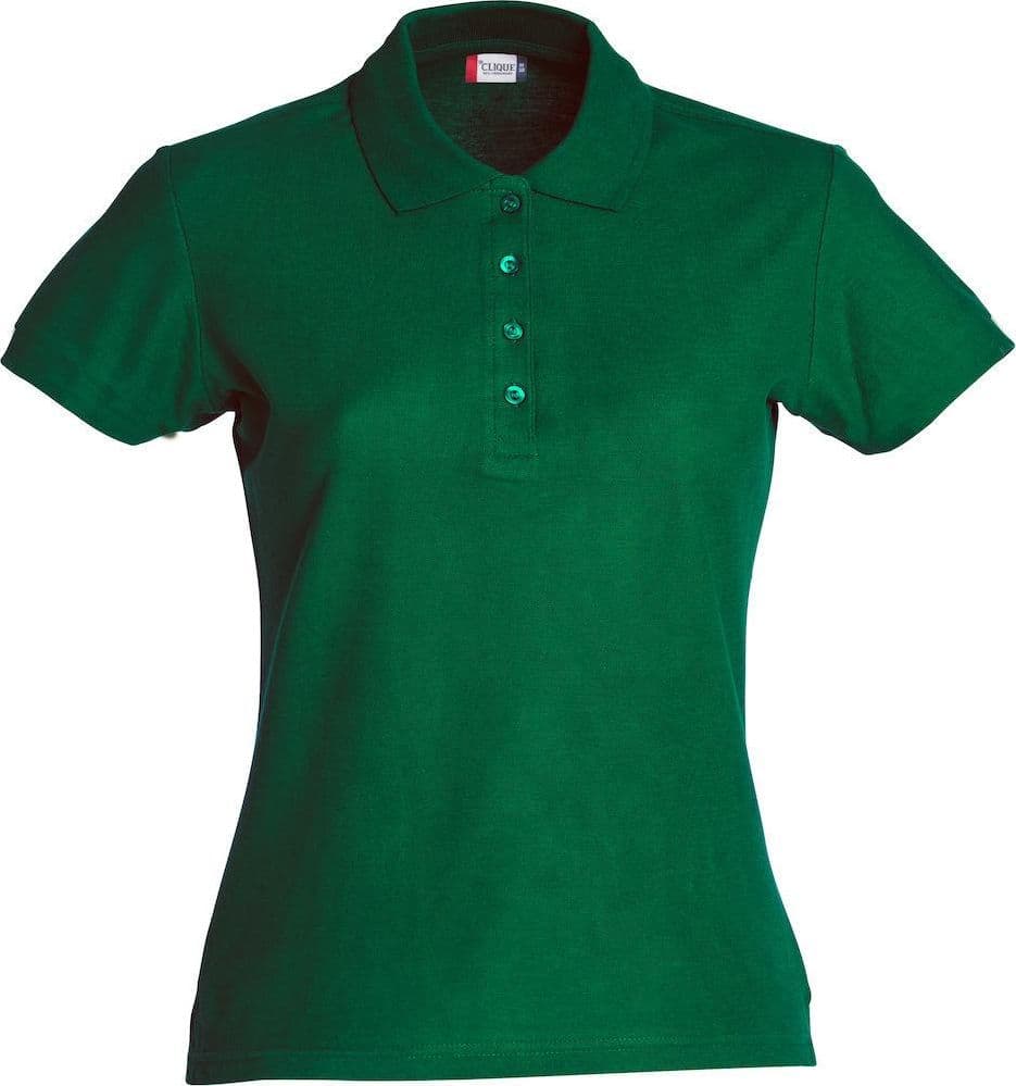 Basic Polo Verde Scuro Polo Manica Corta Donna - 2