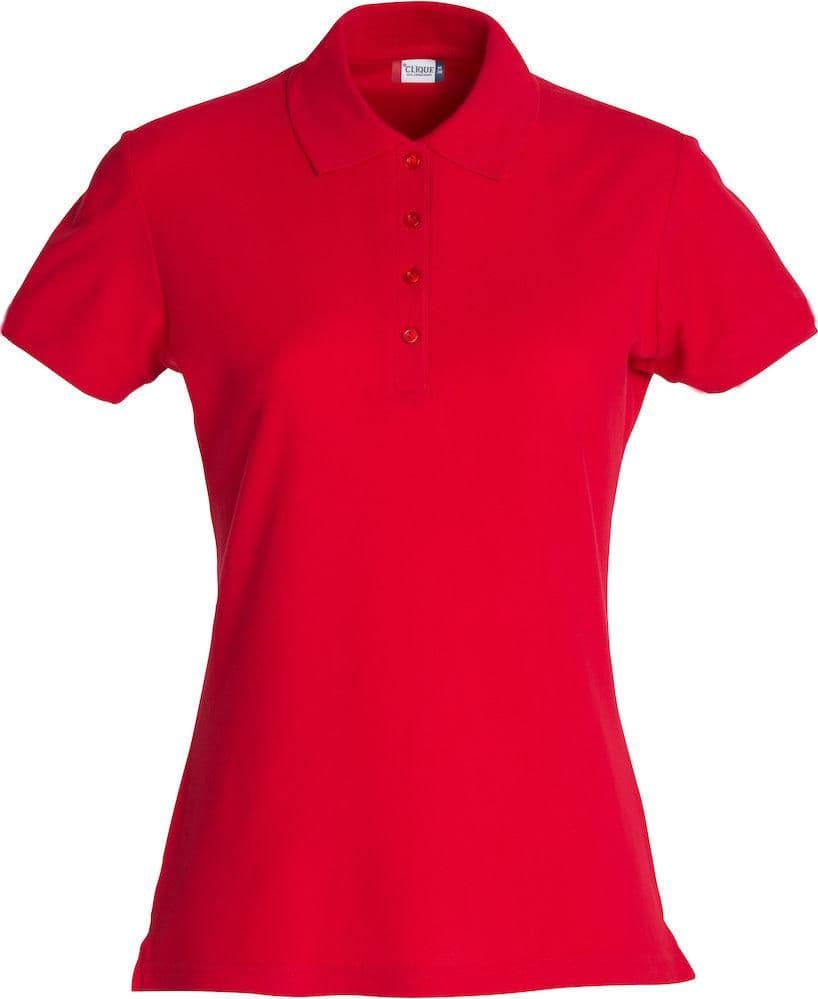 Basic Polo Rosso Polo Manica Corta Donna - 2
