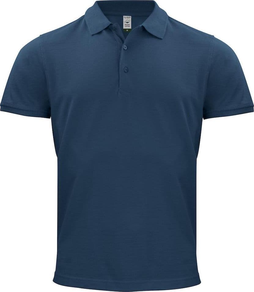 Polo Classic Organico Blu Polo Uomo Manica Corta Ecosostenibile - 2