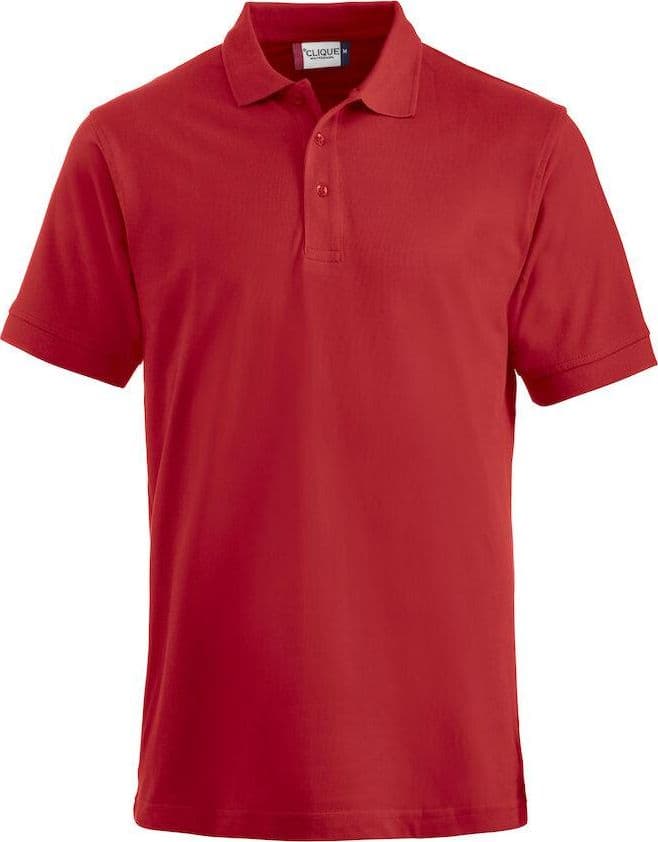 Polo Lincoln Oversize Rosso Polo Uomo Taglio Americano - 2