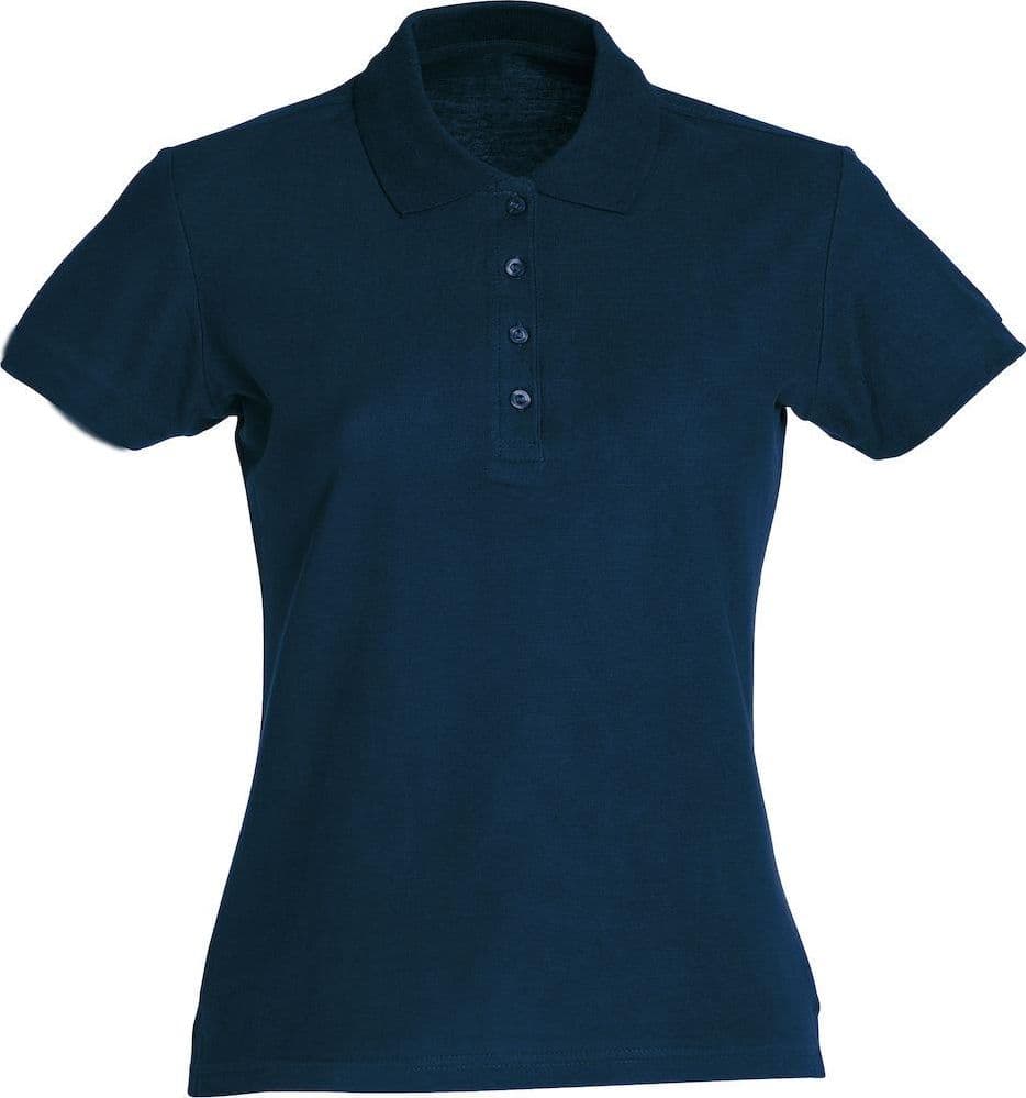 Basic Polo Blu Polo Manica Corta Donna - 2