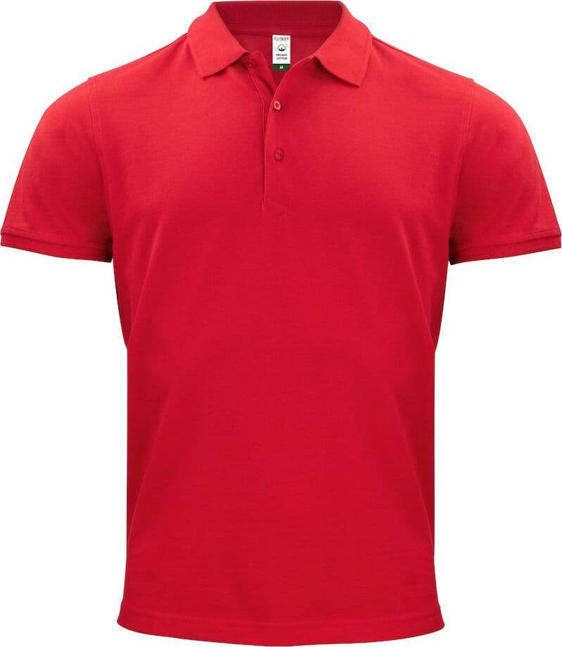 Polo Classic Organico Rosso Polo Uomo Manica Corta Ecosostenibile - 2