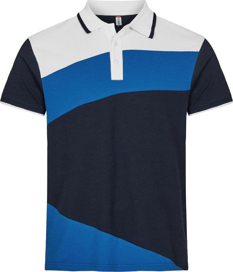 Polo Clique Conrad Blu Polo Tricolore con Fascioni - 2