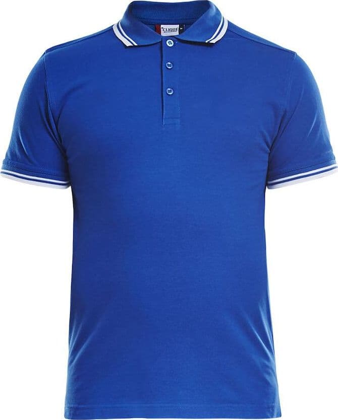 Polo Amarillo Royal Polo Manica Corta con Profili Bianco - 2
