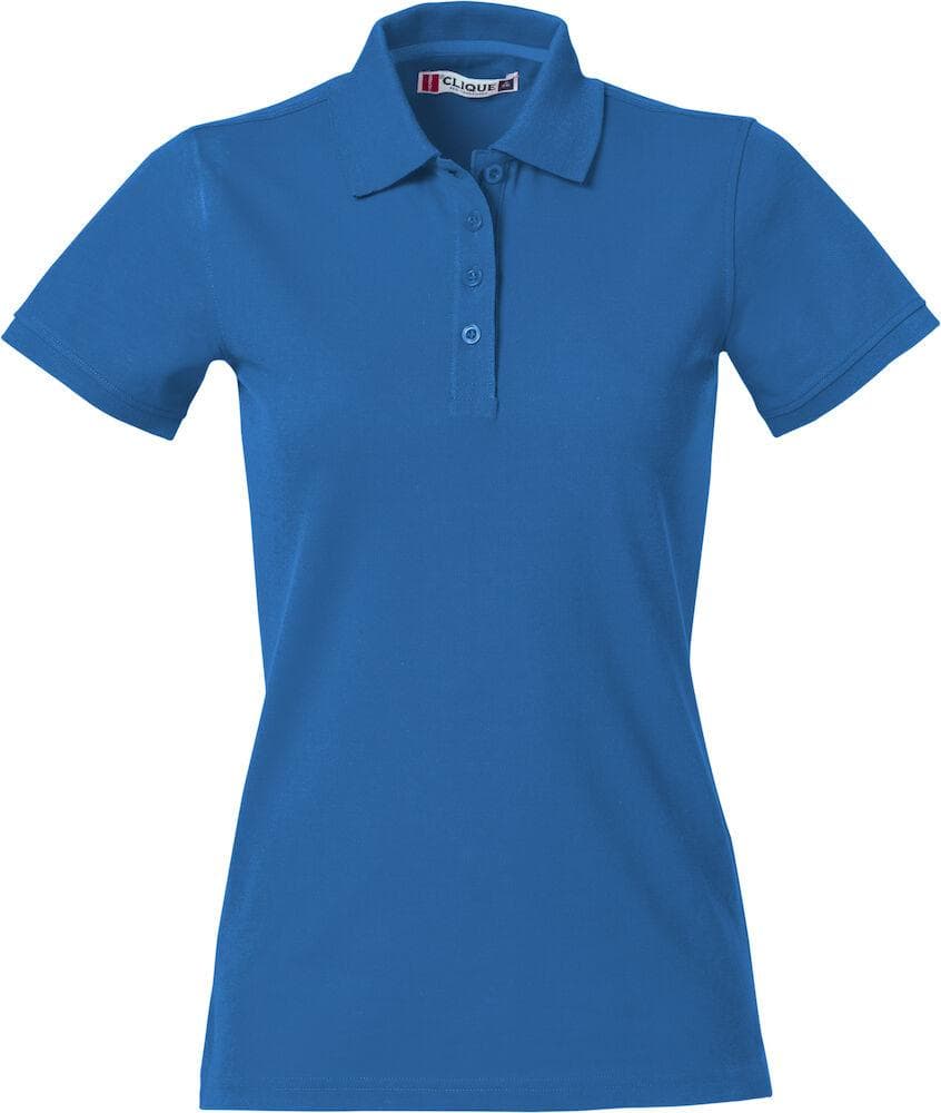 Polo Clique Heavy Royal Azzurro 270 Grammi Polo Donna Manica Corta Premium - 2