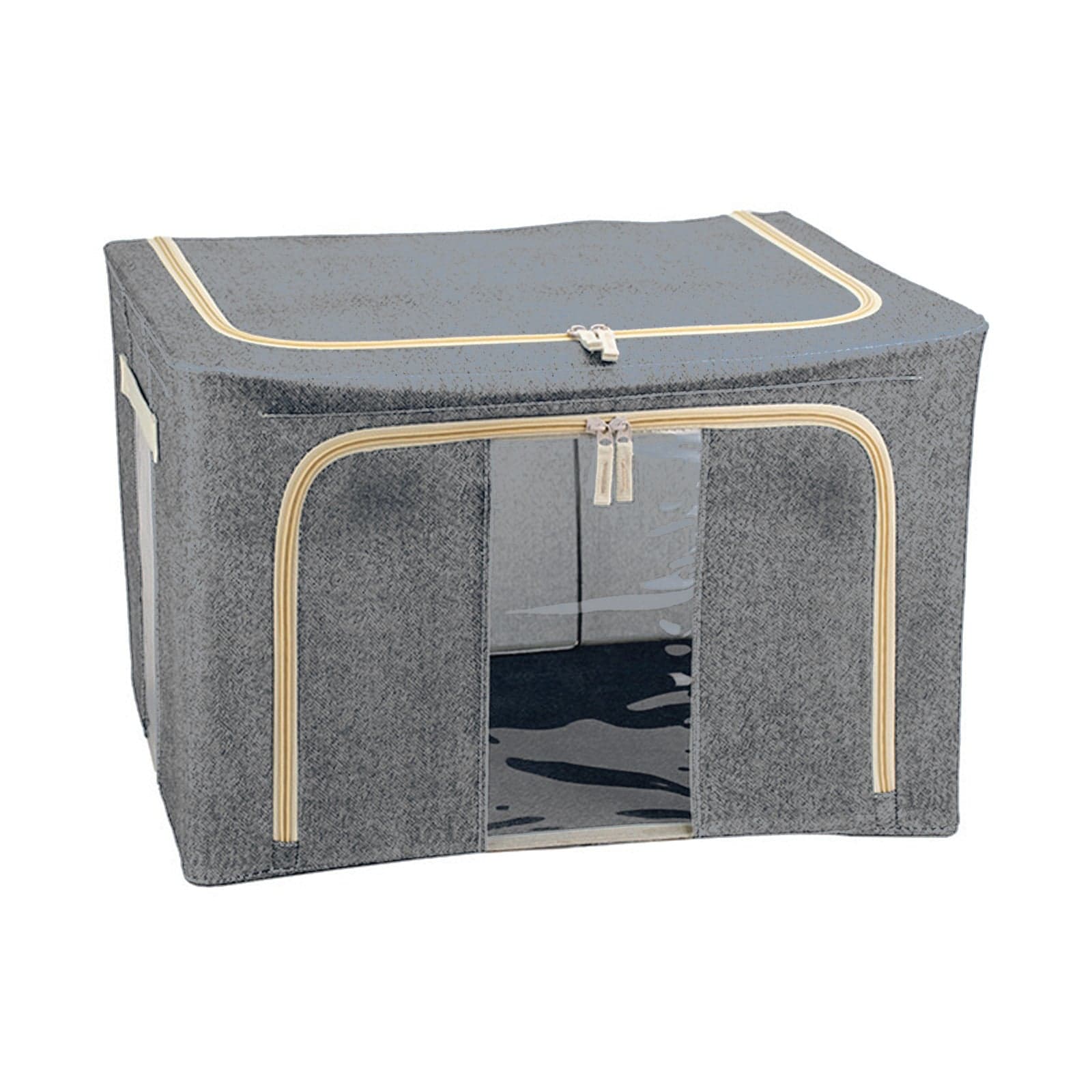 Scatola cambio stagione rigida box in tessuto salvaspazio per armadio con doppia cerniera in Organizer per cassetti Decor Space - Altamura, commercioVirtuoso.it