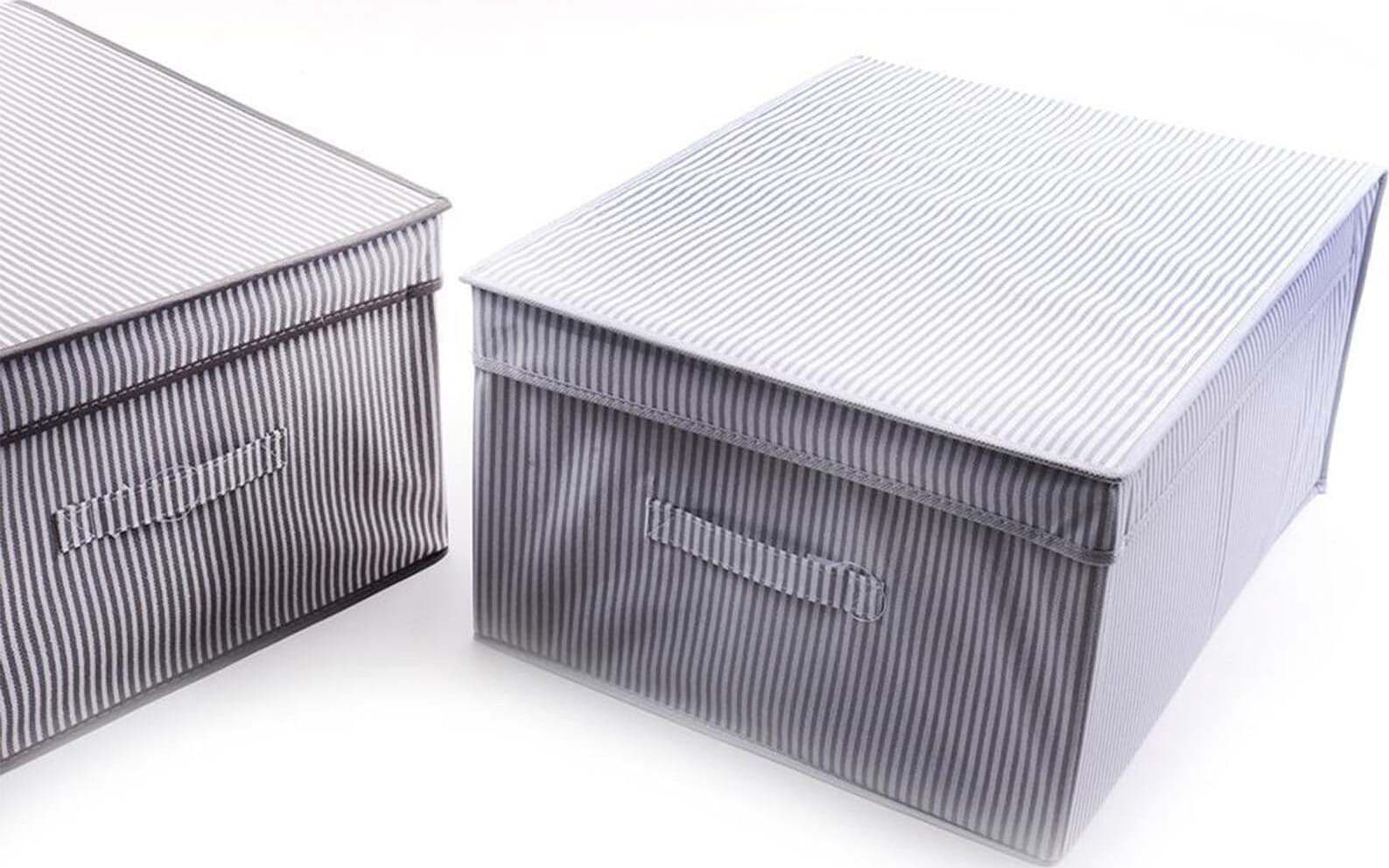 Scatola cambio stagione box in tessuto per abiti e biancheria salvaspazio armadio 50 x 40 cm Casa e cucina/Organizzazione interni/Organizzazione guardaroba/Organizer per cassetti Decor Space - Altamura, Commerciovirtuoso.it