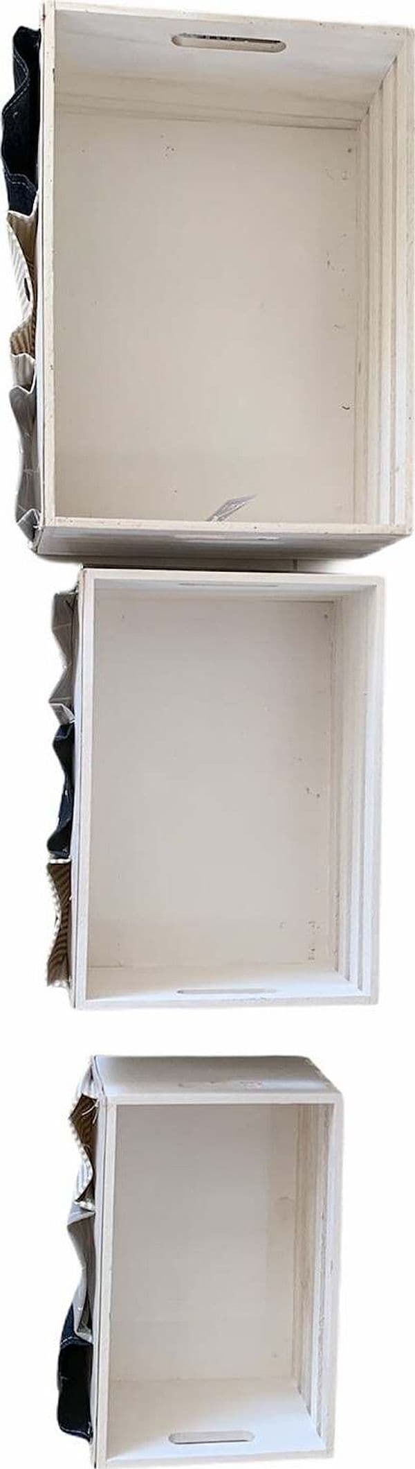 Set 3 Cassette in legno ''Pocket'' cambio stagione box in Legno per abiti e biancheria Casa e cucina/Organizzazione interni/Organizzazione guardaroba/Organizer per cassetti Decor Space - Altamura, Commerciovirtuoso.it