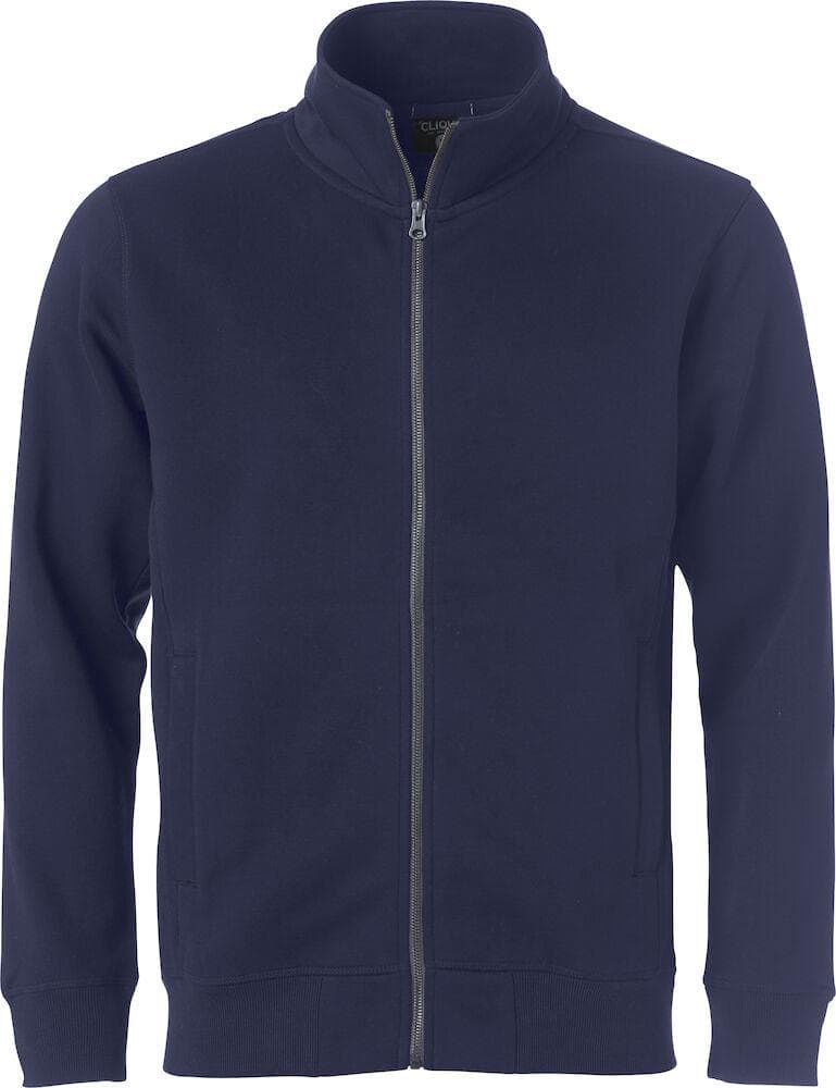 Felpa Clique Classic Cardigan Blu Zip Intera Uomo - 2