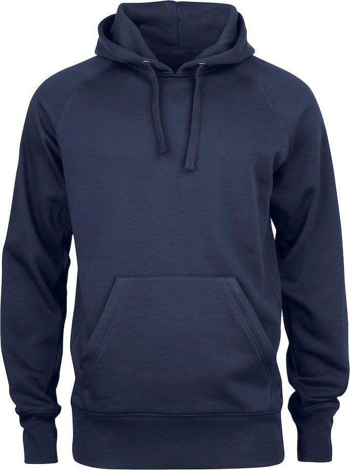 Felpa Helix Blu Felpa con Cappuccio Tascone Taglie Forti - 2