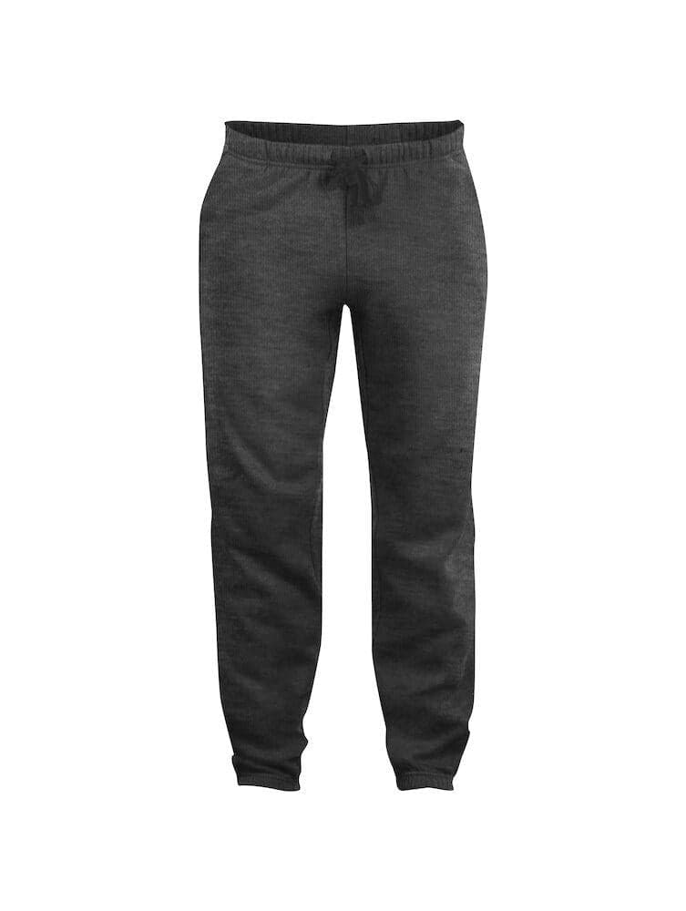 Pantaloni Felpa Basic Antracite Melange Pantaloni Sportivi Tempo Libero - 2