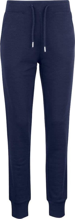 Pantaloni Felpa Clique Nero Pantaloni Donna Cotone Organico Ecosostenibile - 2
