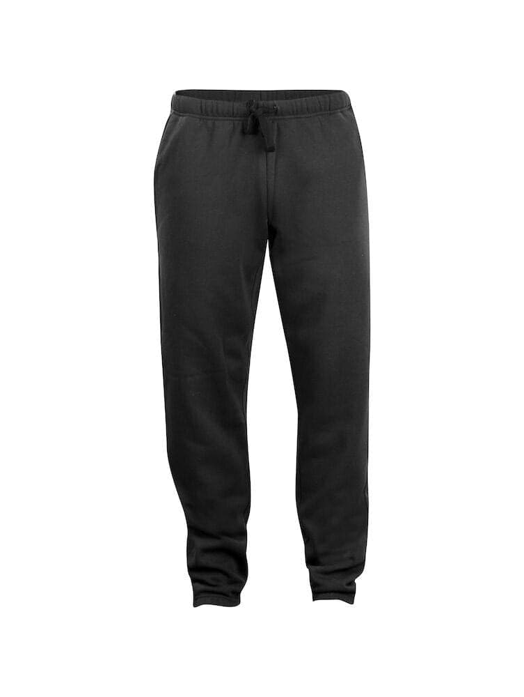 Pantaloni Felpa Basic Nero Pantaloni Sportivi Tempo Libero - 2