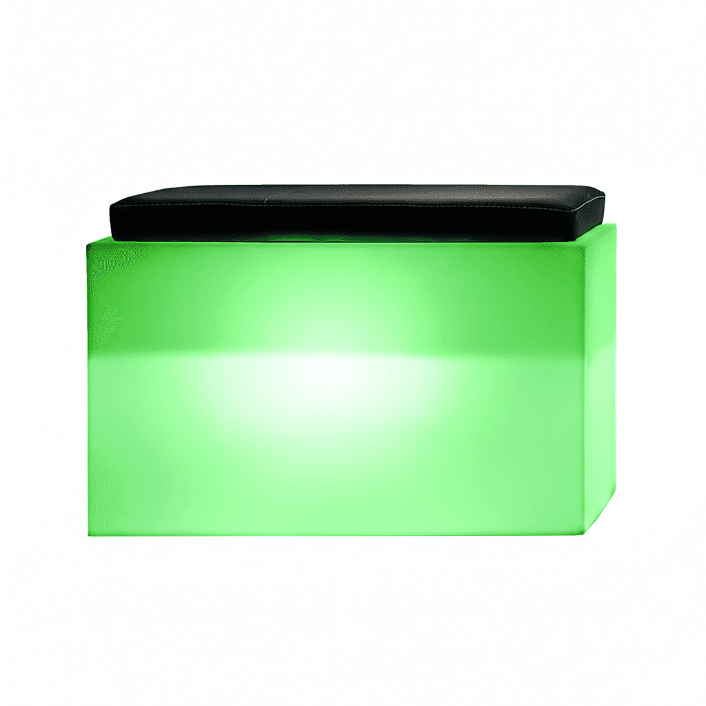 Poltroncina luminosa Roomy Bright con led pouf "Made in Italy" per esterno - 8