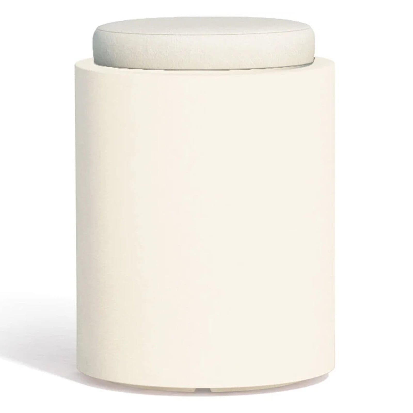 Poltroncina Comfy Round pouf in resina con cuscino alto confortevole Made in Italy in Poltrone Decor Space - Altamura, commercioVirtuoso.it