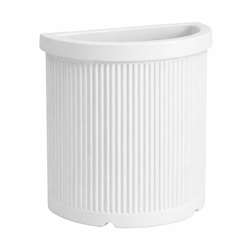 Vaso Semicerchio Millerighe rotondo in resina per piante e fiori "Made in Italy" da esterno in Vasi tradizionali Decor Space - Altamura, commercioVirtuoso.it