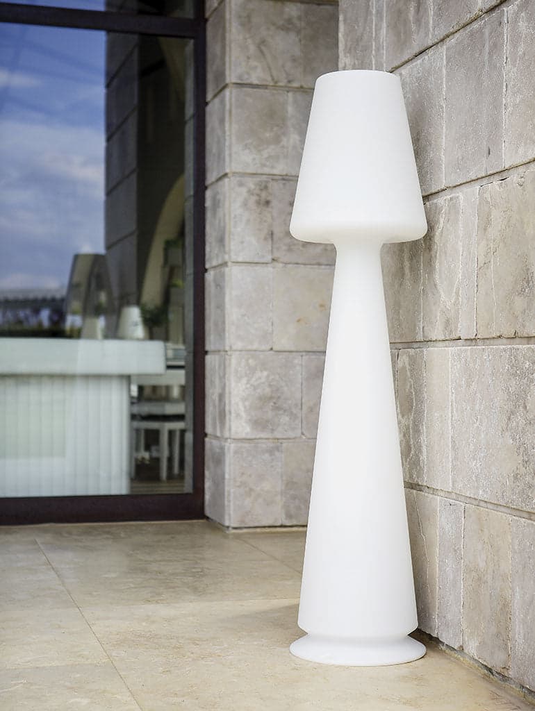 Lampada Chloe luminosa per interno ed esterno "Made in Italy" da h 165 cm in Lampade da terra Decor Space - Altamura, commercioVirtuoso.it