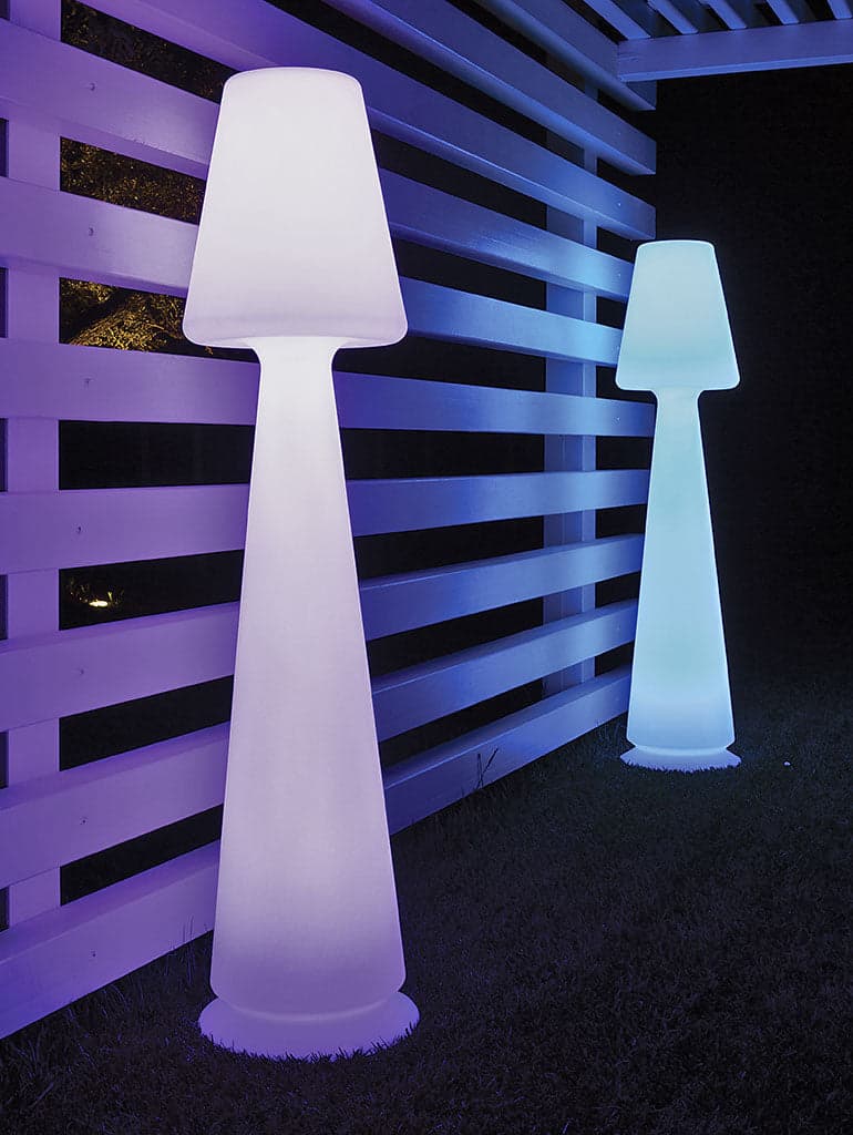 Lampada Chloe luminosa per interno ed esterno "Made in Italy" da h 165 cm in Lampade da terra Decor Space - Altamura, commercioVirtuoso.it