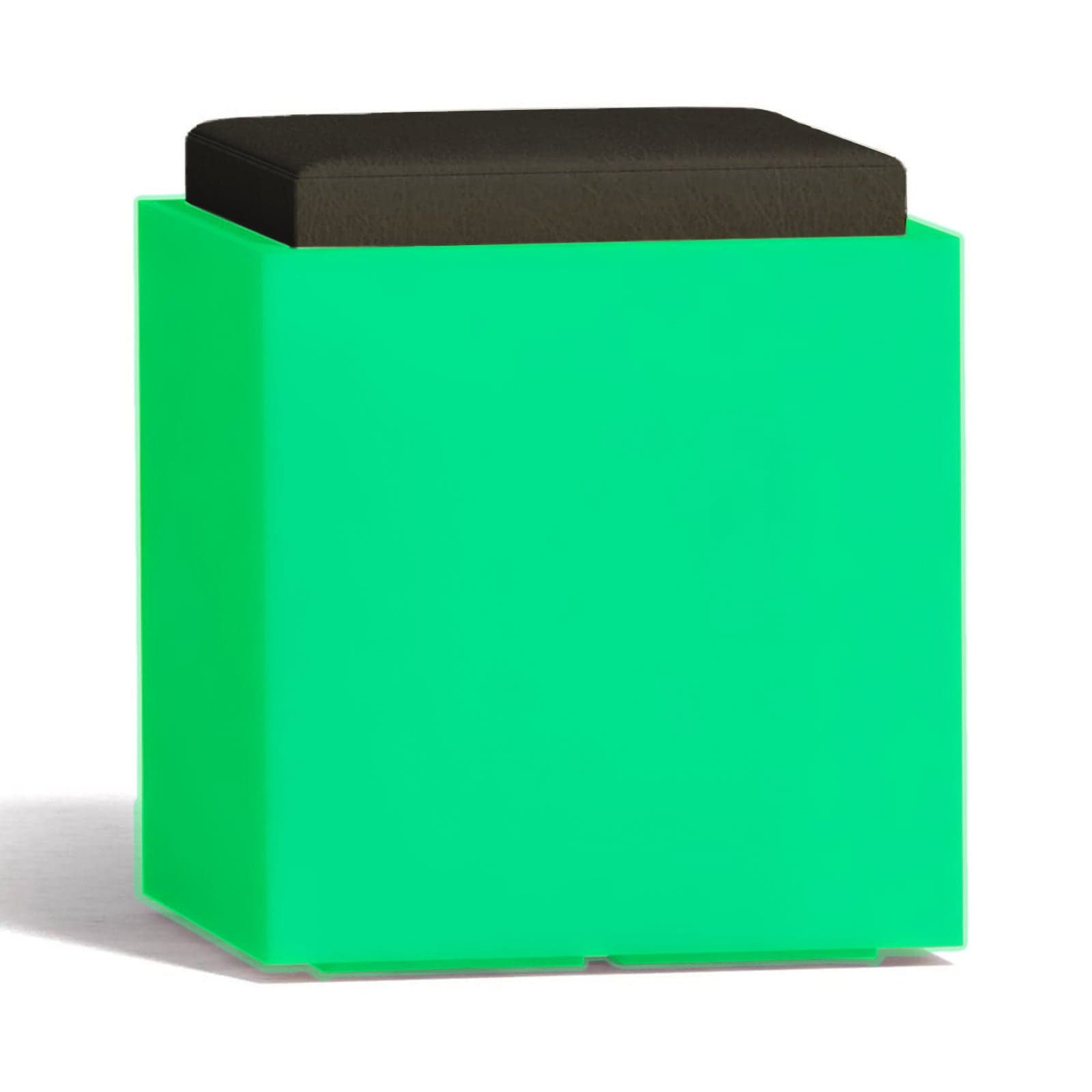 Poltroncina luminosa Square Bright quadrata con led pouf "Made in Italy" per esterno in Poltrone Decor Space - Altamura, commercioVirtuoso.it