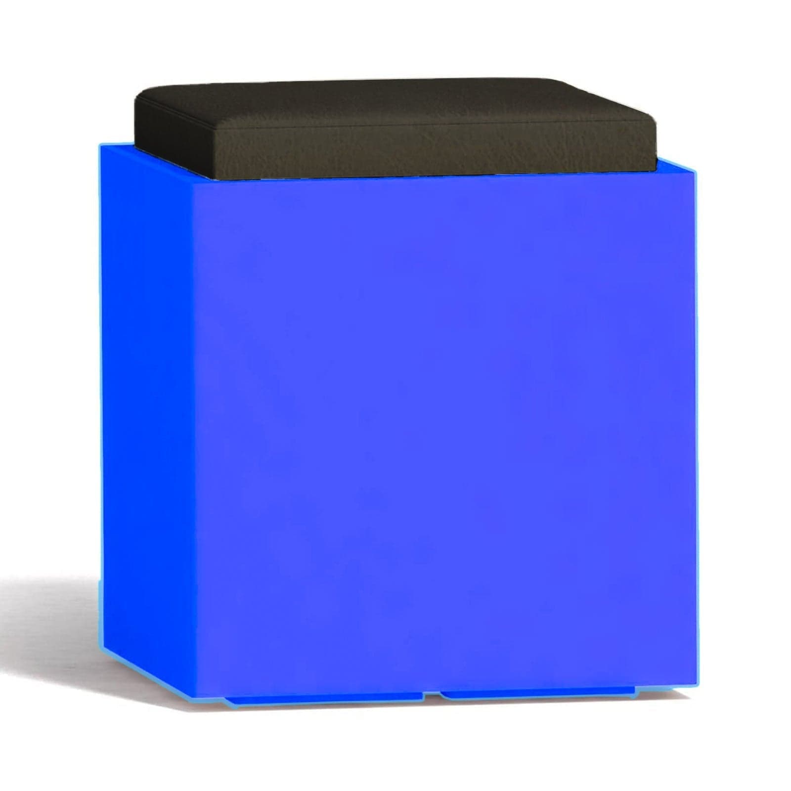 Poltroncina luminosa Square Bright quadrata con led pouf "Made in Italy" per esterno in Poltrone Decor Space - Altamura, commercioVirtuoso.it