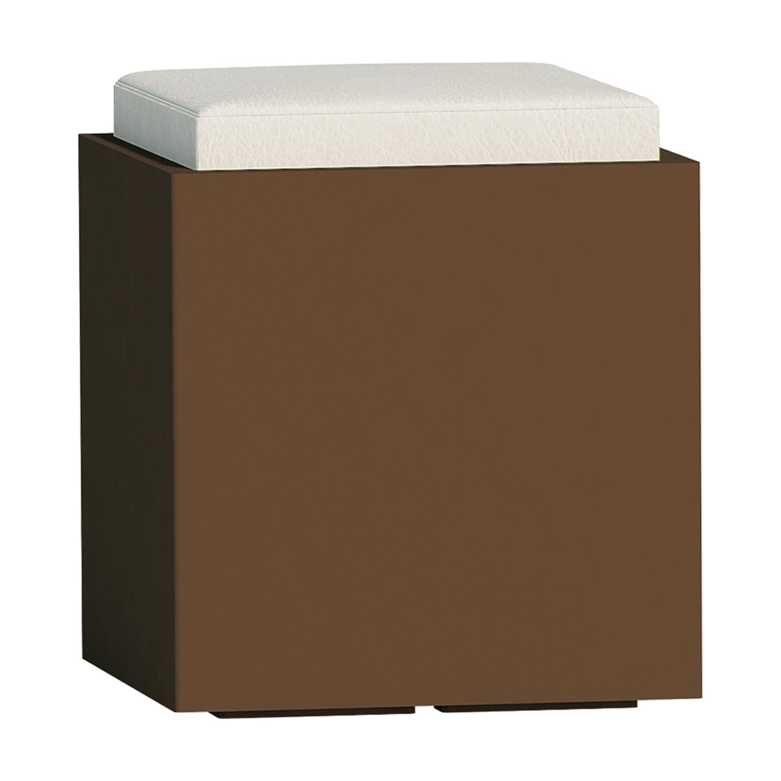 Poltroncina Comfy Square pouf in resina con cuscino alto confortevole Made in Italy in Poltrone Decor Space - Altamura, commercioVirtuoso.it