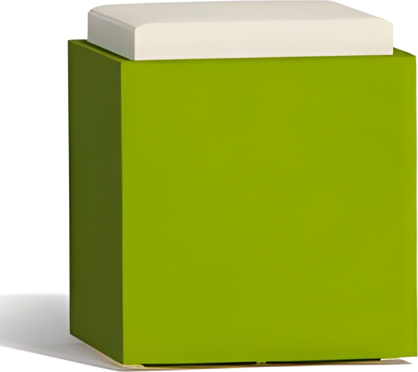 Poltroncina Comfy Square pouf in resina con cuscino alto confortevole Made in Italy in Poltrone Decor Space - Altamura, commercioVirtuoso.it
