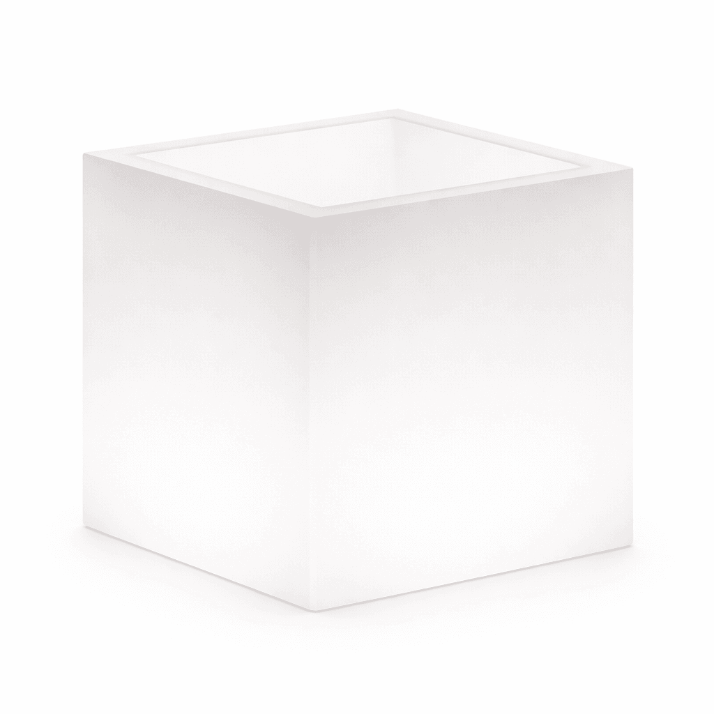 Vaso luminoso Cube per decorazione esterno e giardino "Made in Italy" - 22