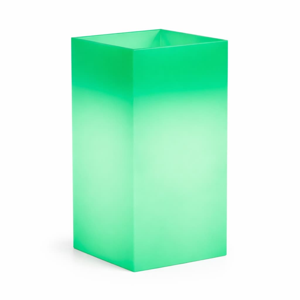 Vaso luminoso Cube per decorazione esterno e giardino "Made in Italy" - 15