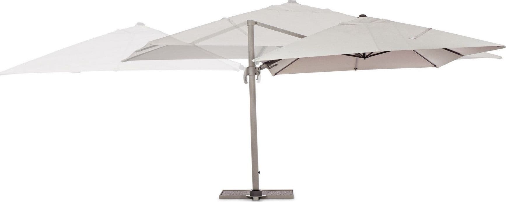 Ombrellone "Saragozza" con braccio girevole, struttura in alluminio per esterno e giardino Giardino e giardinaggio/Arredamento da giardino e accessori/Ombrelloni tende e tettucci parasole/Ombrelloni Decor Space - Altamura, Commerciovirtuoso.it