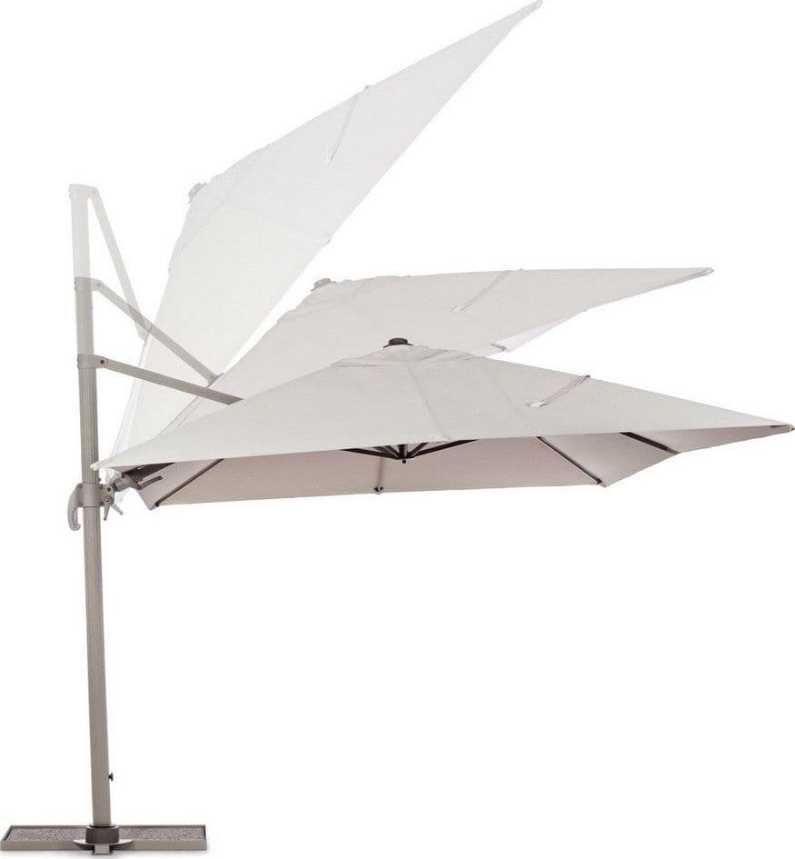 Ombrellone "Saragozza" con braccio girevole, struttura in alluminio per esterno e giardino Giardino e giardinaggio/Arredamento da giardino e accessori/Ombrelloni tende e tettucci parasole/Ombrelloni Decor Space - Altamura, Commerciovirtuoso.it