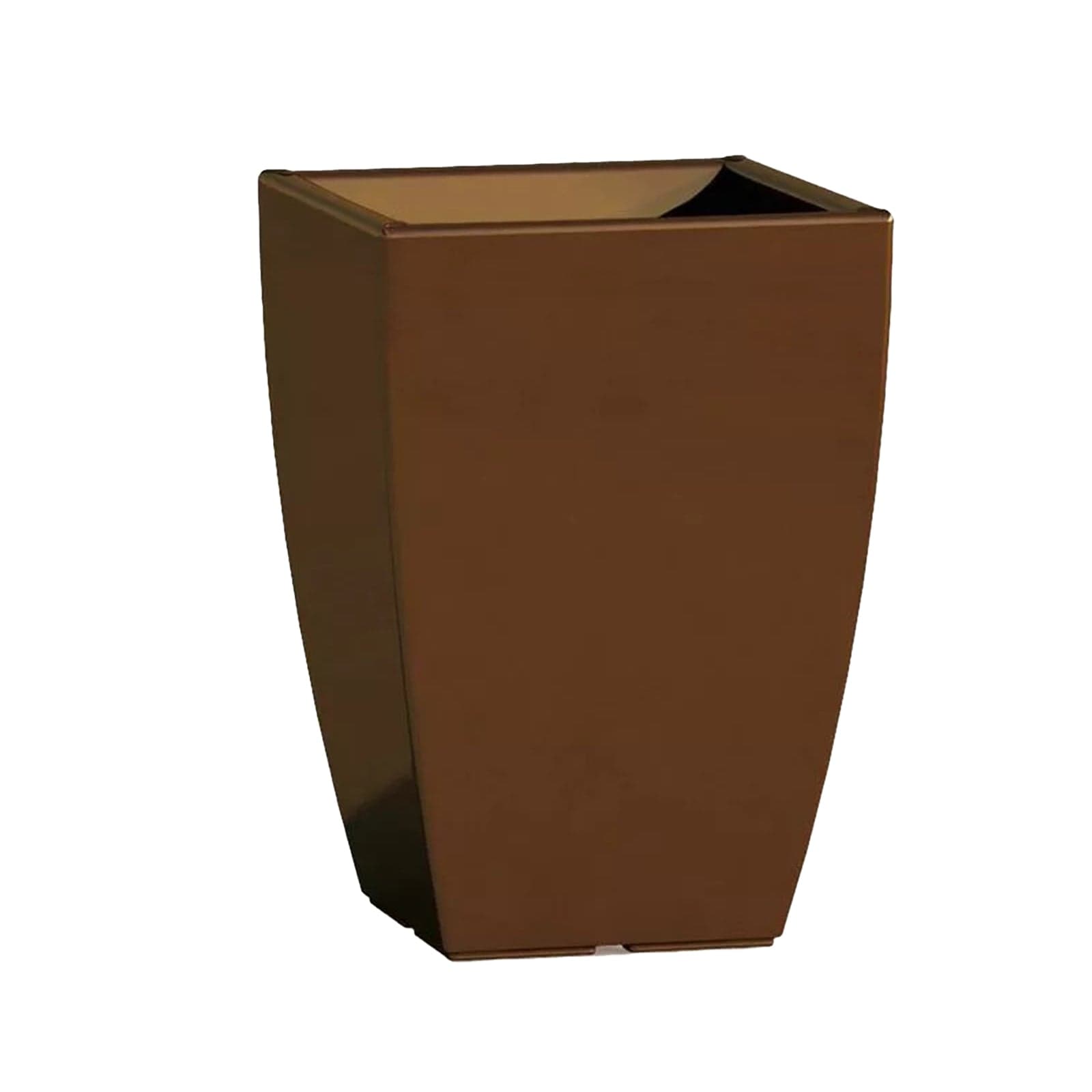 Vaso Cromia Prisma quadrato decorazione in resina "Made in Italy" da h 50 cm in Vasi tradizionali Decor Space - Altamura, commercioVirtuoso.it