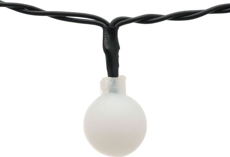 Catena luminosa solare con 50 lampadine a led decorazione per giardino 5 mt in Catene luminose Decor Space - Altamura, commercioVirtuoso.it