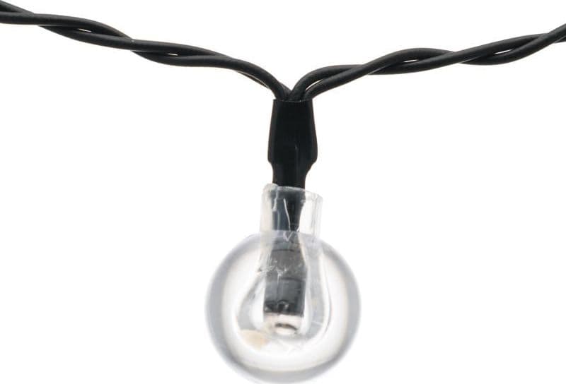Catena luminosa solare con 50 lampadine a led decorazione per giardino 5 mt in Catene luminose Decor Space - Altamura, commercioVirtuoso.it