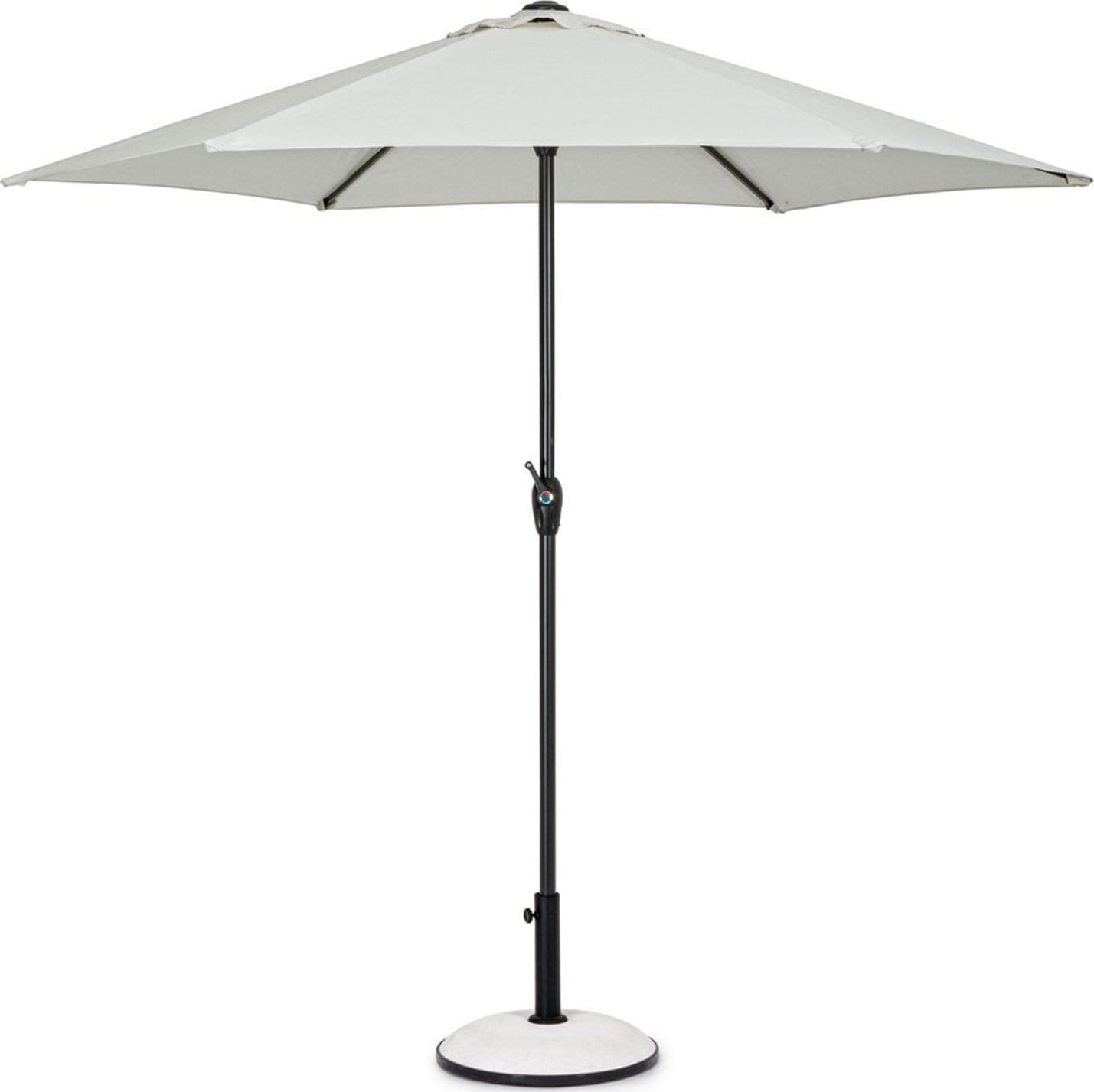 Ombrellone palo centrale "Kalife" in alluminio verniciato a polvere per giardino e balcone Ø 250 cm Giardino e giardinaggio/Arredamento da giardino e accessori/Ombrelloni tende e tettucci parasole/Ombrelloni Decor Space - Altamura, Commerciovirtuoso.it