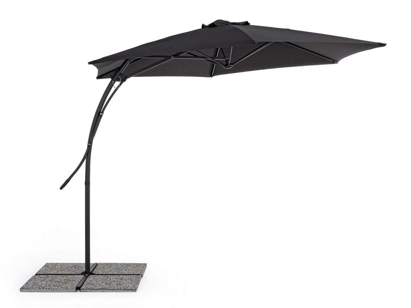 Ombrellone a braccio "Sorrento" laterale da 3 metri, con struttura in alluminio e acciaio Giardino e giardinaggio/Arredamento da giardino e accessori/Ombrelloni tende e tettucci parasole/Ombrelloni Decor Space - Altamura, Commerciovirtuoso.it