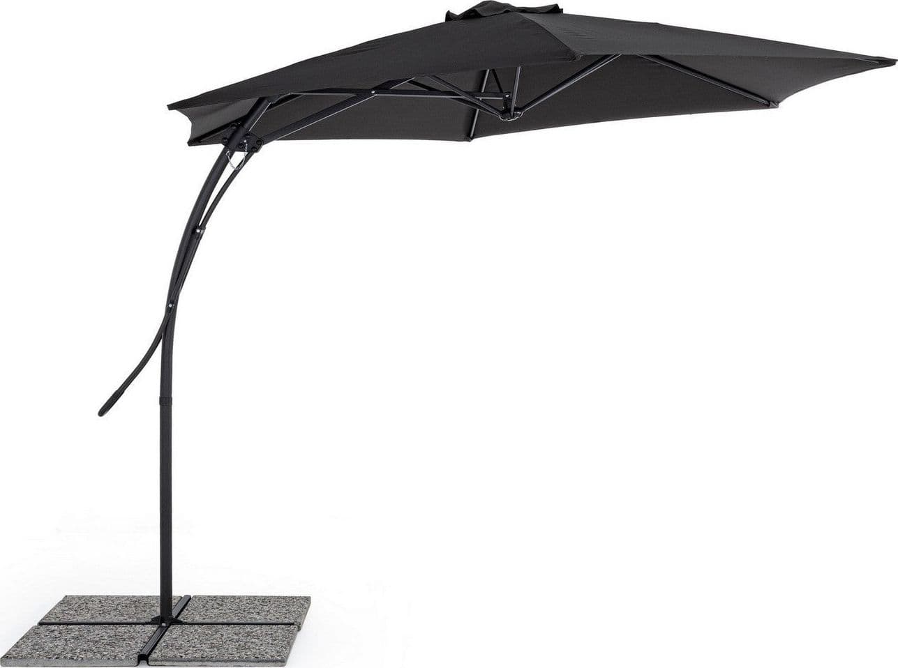Ombrellone a braccio "Sorrento" laterale da 3 metri, con struttura in alluminio e acciaio Giardino e giardinaggio/Arredamento da giardino e accessori/Ombrelloni tende e tettucci parasole/Ombrelloni Decor Space - Altamura, Commerciovirtuoso.it