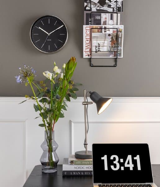 Orologio a parete minimal per cameretta e cucina idea regalo Ø 50 cm Casa e cucina/Decorazioni per interni/Orologi/Orologi da parete Decor Space - Altamura, Commerciovirtuoso.it