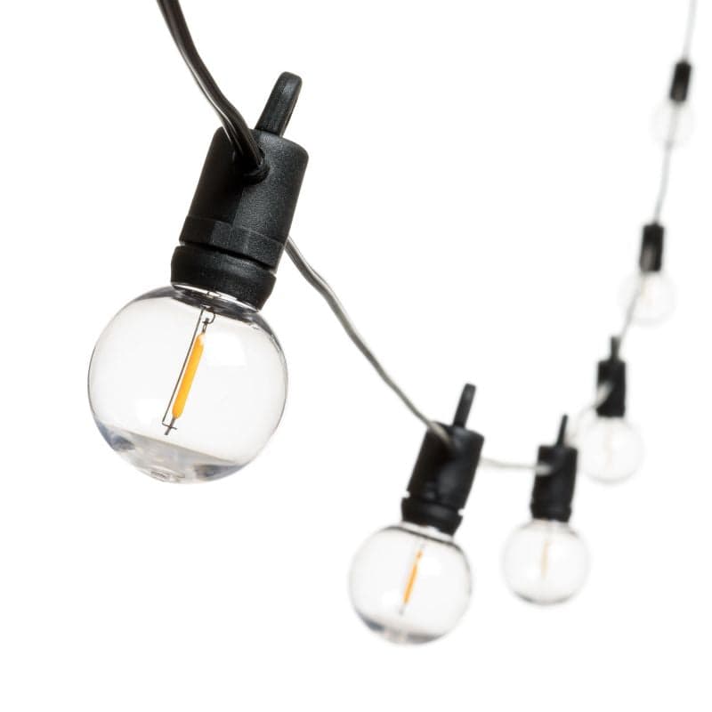 Catena luminosa solare con 12 lampadine a led decorazione per giardino 5 mt in Catene luminose Decor Space - Altamura, commercioVirtuoso.it