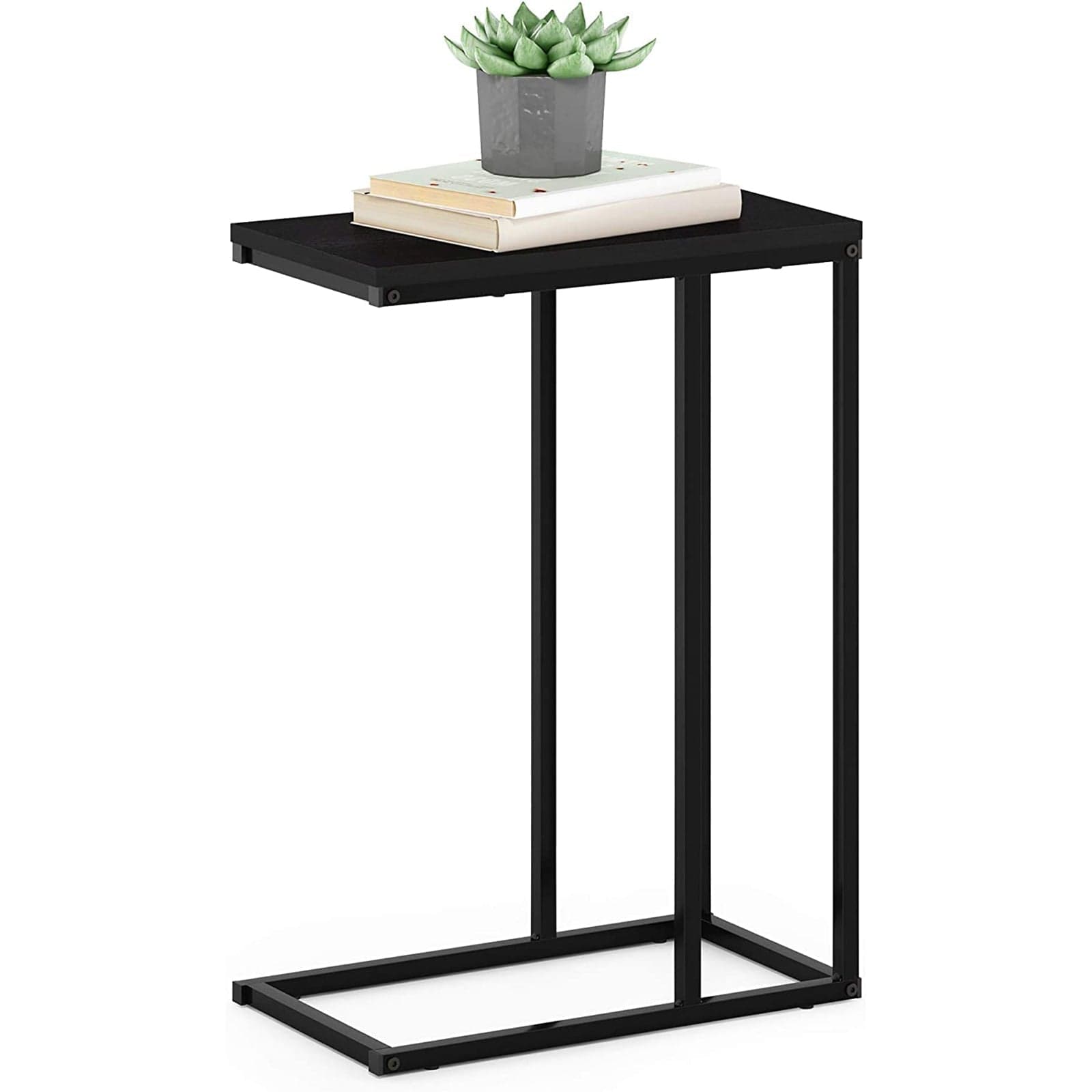 Tavolino laterale da divano in metallo con piano in legno h 58 cm in Console e tavoli da divano Decor Space - Altamura, commercioVirtuoso.it
