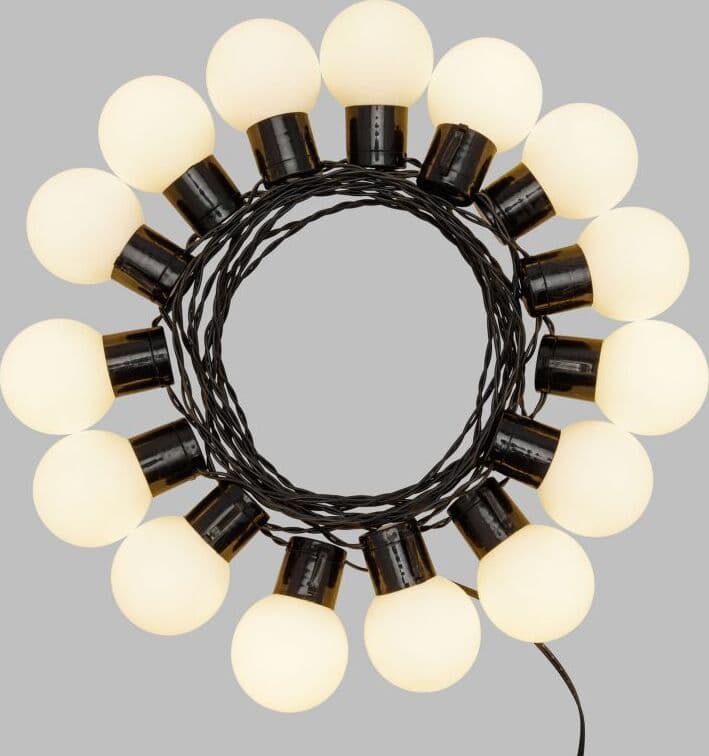 Catena Luminosa Con 20 Lampadine A Led Decorazione Per Giardino 10 Mt Illuminazione/Illuminazione per esterni/Catene luminose Decor Space - Altamura, Commerciovirtuoso.it